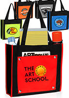 Artsy Color Pocket Tote Bags